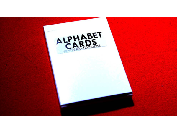 Alphabet Playing Cards Bicycle No Index by PrintByMagic