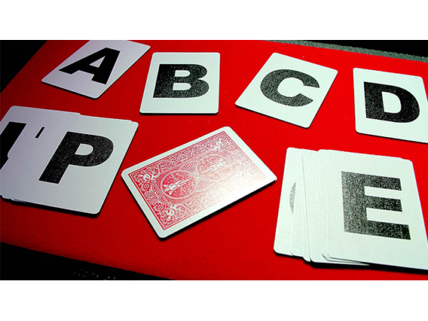 Alphabet Playing Cards Bicycle No Index by PrintByMagic
