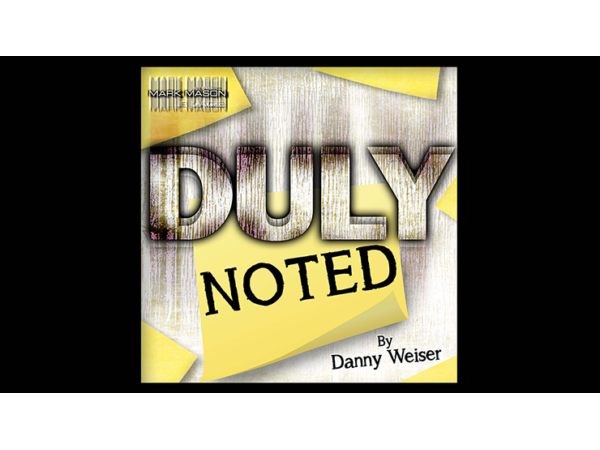 DULY NOTED RED (Gimmick and Online Instructions) by Danny Weiser