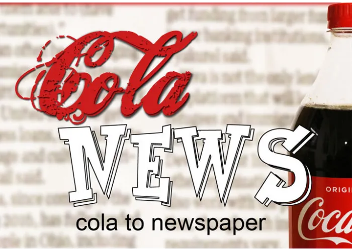 Cola News - Cola in Newspaper