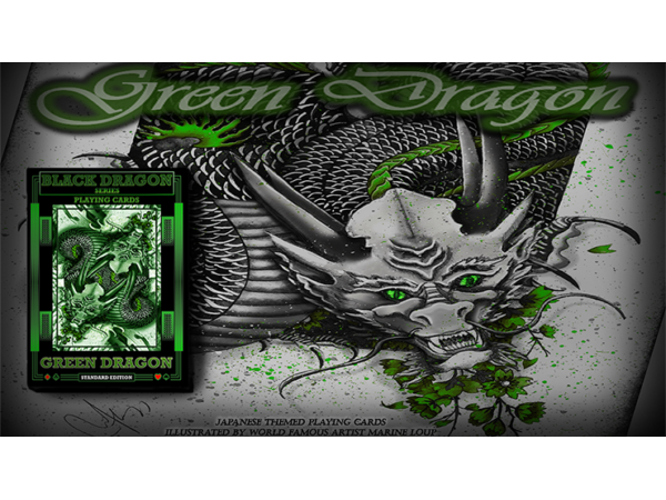 Green Dragon Playing Cards (Standard Edition) by Craig Maidment
