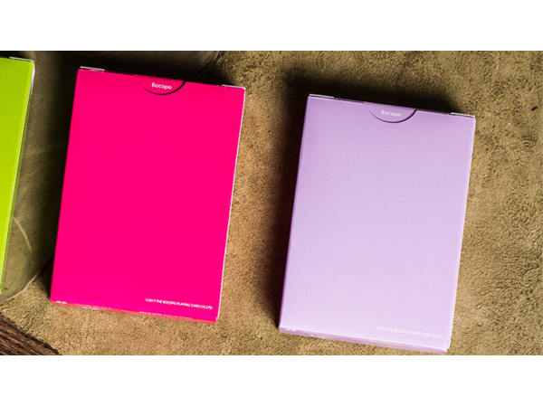 Steel Playing Cards (Purple) by Bocopo
