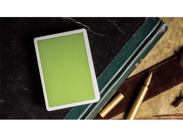 Steel Green Playing Cards (V2 Edition) by Bocopo