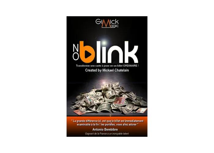 NO BLINK Blue (Gimmick and Online Instructions) by Mickael Chatelain