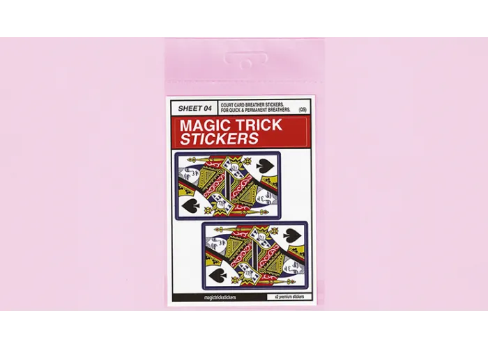Breather Stickers (Queen of Spades) by Magic Trick Stickers