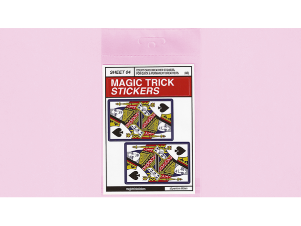 Breather Stickers (Queen of Spades) by Magic Trick Stickers