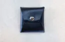 Square Coin case (Black Leather) by Gentle Magic – Image 2