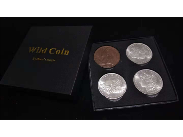 WILD COINS (Gimmicks and Online Instructions) by ChiNam Leung, Bean's Magic
