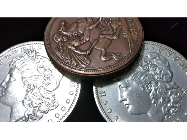 WILD COINS (Gimmicks and Online Instructions) by ChiNam Leung, Bean's Magic