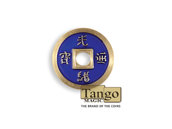 Dollar Size Chinese Coin (Blue) by Tango (CH030)