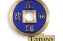 Chinese Coin (CH0021) Blue & Red by Tango Magic – Image 3
