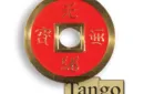 Chinese Coin (CH0021) Blue & Red by Tango Magic – Image 4