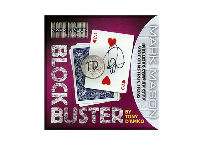 BLOCK BUSTER Red (Gimmick and Online Instructions) by Tony D'Amico and Mark Mason