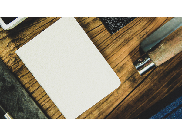 Litchi Grain Leather Clip (Ivory) by TCC