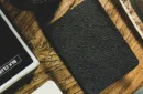 Litchi Grain Leather Clip (Black) by TCC – Image 1