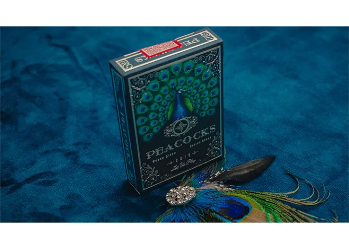 Limited Edition Peacocks Playing Cards by Rocsana Thompson