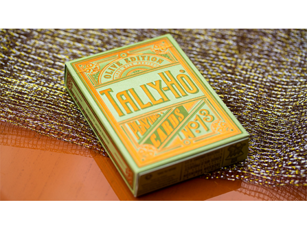 Limited Edition Olive Tally Ho Playing Cards by Jackson Robinson