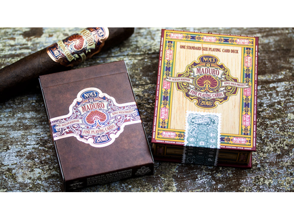 Maduro Gold Edition Playing Cards by Kings Wild Project