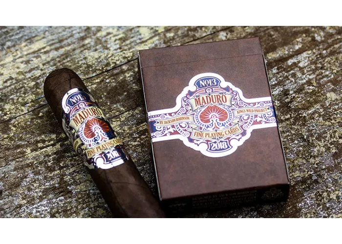 Maduro Silver Edition Playing Cards by Kings Wild Project