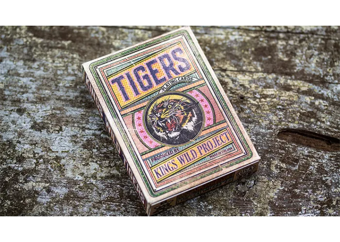 Kings Wild Tigers Playing Cards by Jackson Robinson