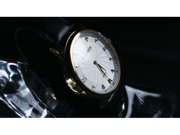 Infinity Watch V2 - Gold Case White Dial Version (Gimmick and Online Instructions) by Bluether Magic
