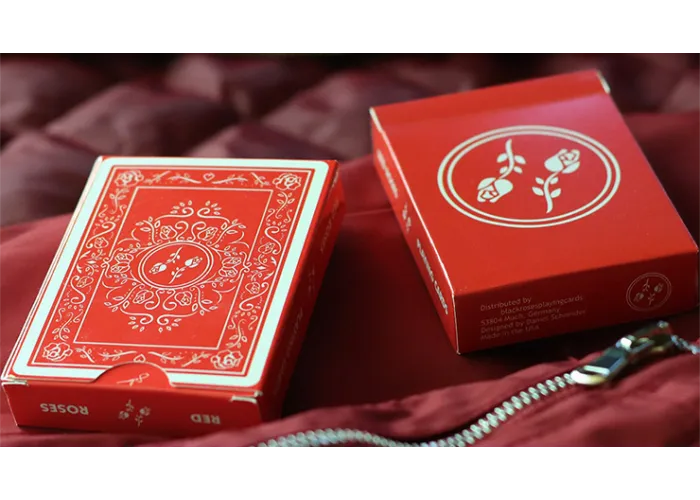 Red Roses Playing Cards by Daniel Schneider