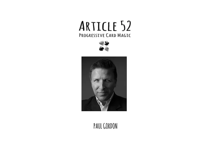 Article 52 by Paul Gordon - Book