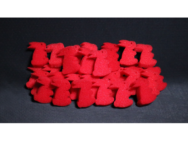 Ultra Soft Red Bunny Bag of 50 by Magic By Gosh