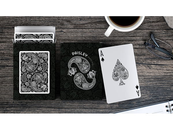 Diamon Playing Cards Paisley Edition (Black)