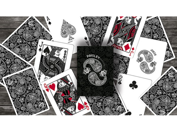Diamon Playing Cards Paisley Edition (Black)