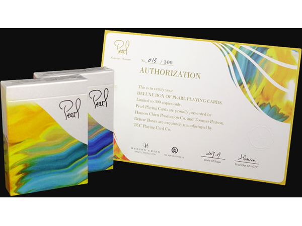 Limited Edition Pearl Playing Card Luxury Set