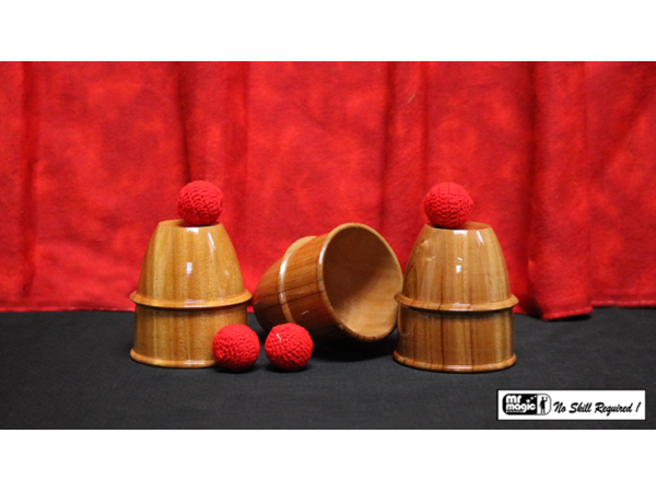 Cups and Balls (Wooden) by Mr. Magic