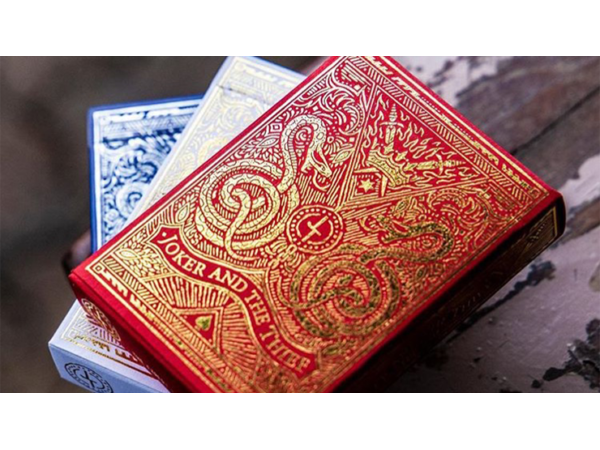 Blood Red Edition Playing Cards by Joker and the Thief