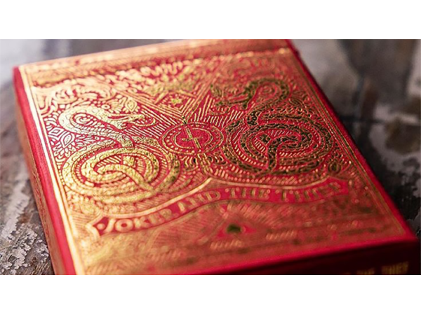 Blood Red Edition Playing Cards by Joker and the Thief