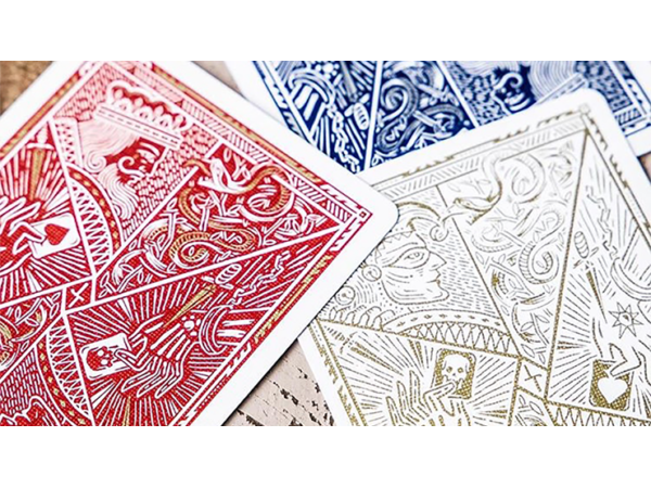 Blood Red Edition Playing Cards by Joker and the Thief