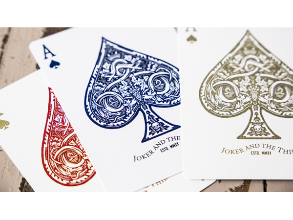 Blood Red Edition Playing Cards by Joker and the Thief