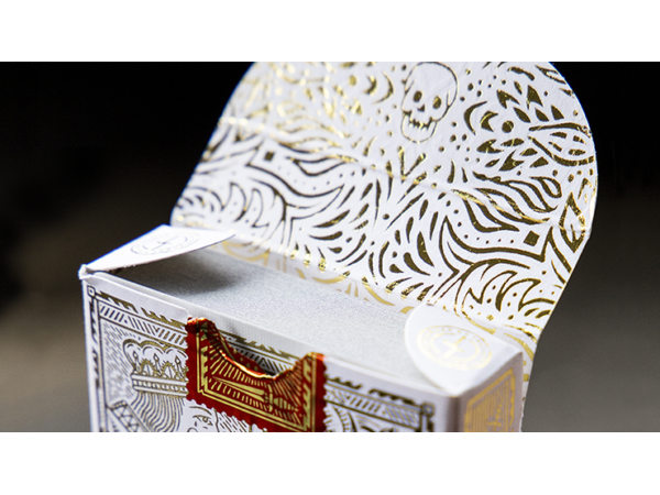 White Gold Edition Playing Cards by Joker and the Thief