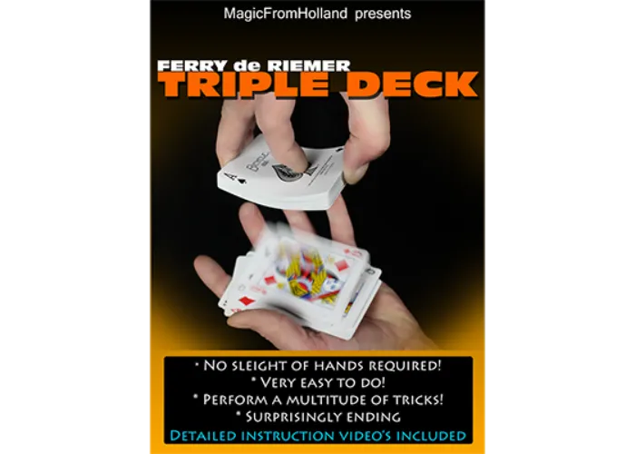 Triple Deck (Blue) by Ferry De Riemer