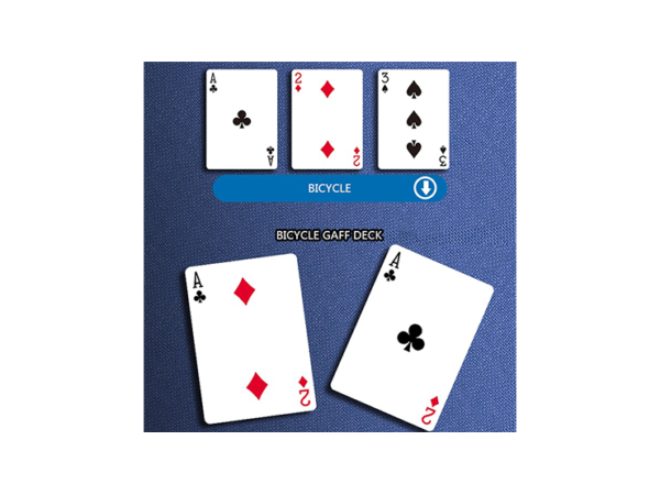 Bicycle Gaff Rider Back (Blue) Playing Cards by Bocopo