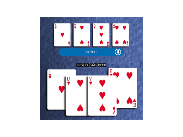 Bicycle Gaff Rider Back (Blue) Playing Cards by Bocopo