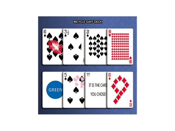 Bicycle Gaff Rider Back (Blue) Playing Cards by Bocopo
