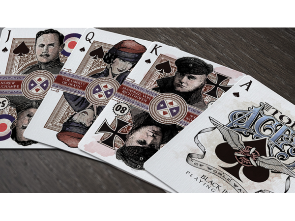 Top Aces of WWI V2 (Standard Edition) Playing Cards
