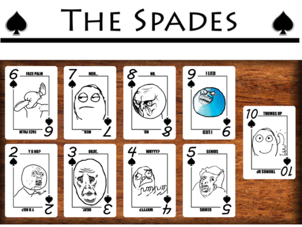 Rage Cards - Classic memes on playing cards!