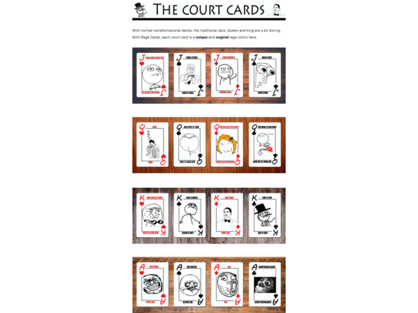 Rage Cards - Classic memes on playing cards!