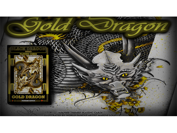 Gold Dragon (Standard Edition) Playing Cards by Craig Maidment