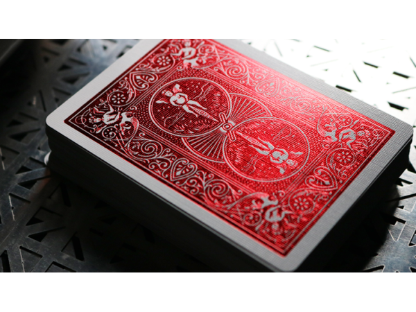Bicycle Rider Back Crimson Luxe (Red) Version 2 by US Playing Card Co