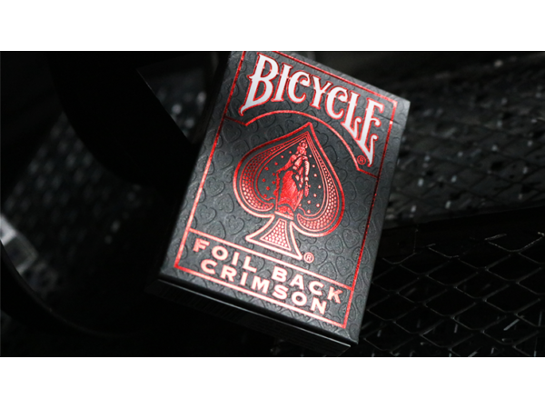 Bicycle Rider Back Crimson Luxe (Red) Version 2 by US Playing Card Co