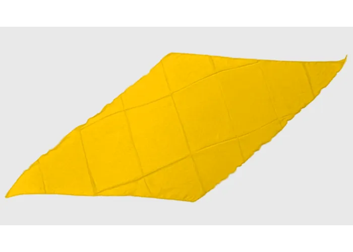 Diamond Cut Silk 24 inch (YELLOW) by Magic by Gosh - Trick