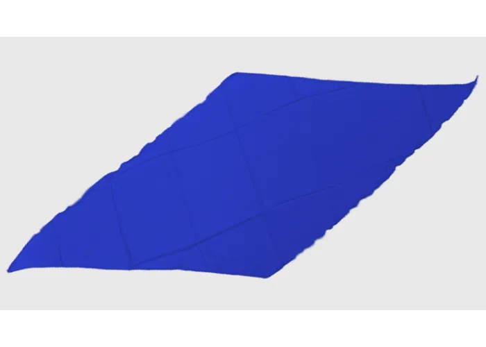 Diamond Cut Silk 24 inch (BLUE) by Magic by Gosh - Trick