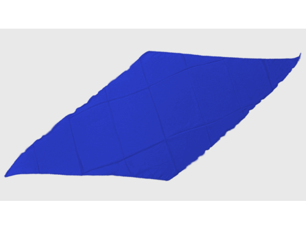 Diamond Cut Silk 24 inch (BLUE) by Magic by Gosh - Trick